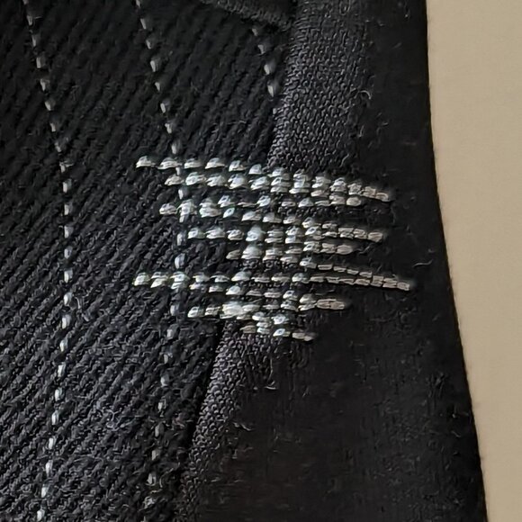 Puma XS black rhinestone zip up women's track jacket with white pinstripes - Picture 7 of 11